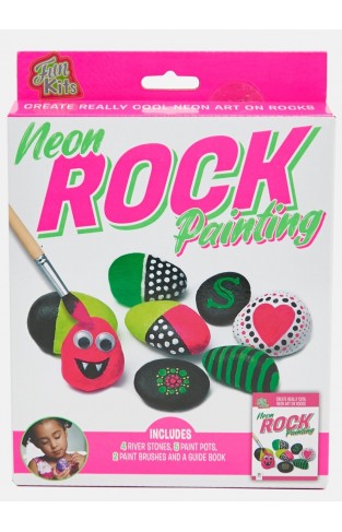 Neon Rock Painting